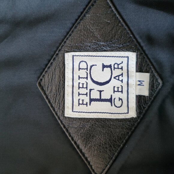 Vintage Field Gear Genuine Leather Jacket, Men’s M, Black, Mid Length, Heavy - Picture 4 of 8